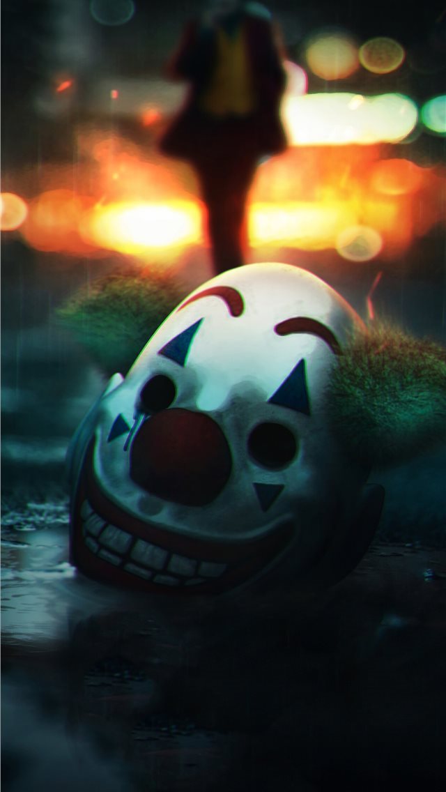 640x1136 the joker mask off - 2019 movies iPhone Wallpaper
