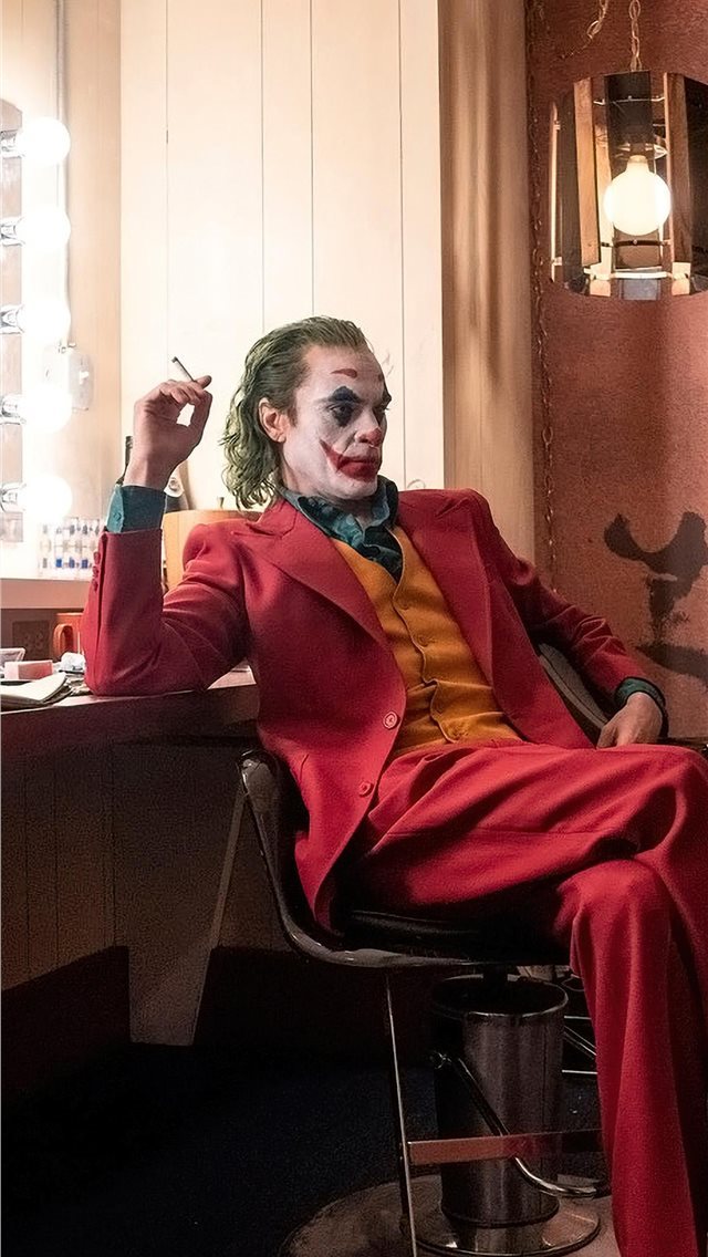 640x1136 joker put on a happy face - 2019 movies iPhone Wallpaper