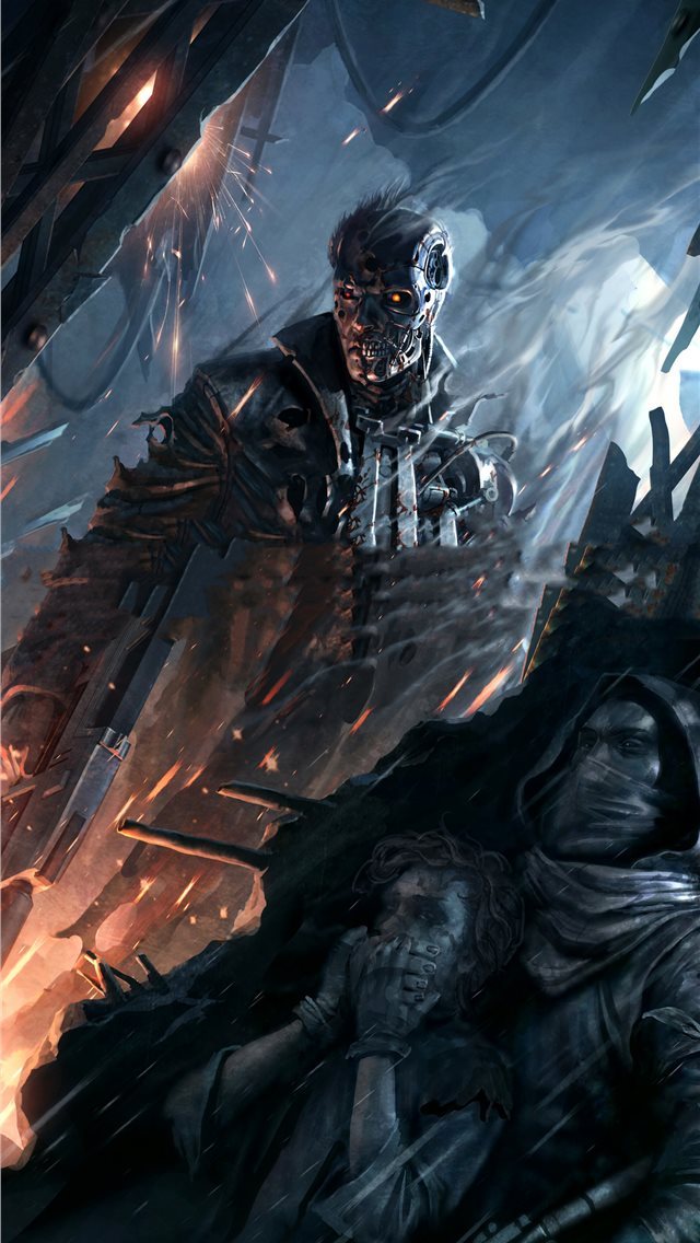 640x1136 terminator resistance game 2019 -  iPhone Wallpaper