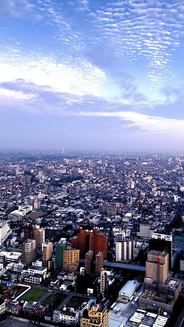 640x1136 City 14 - tower iPhone Wallpaper