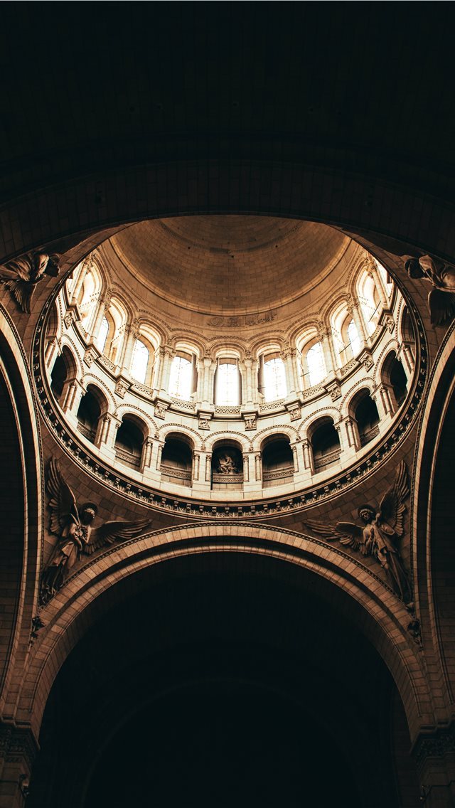 640x1136 brown dome building interior - window iPhone Wallpaper