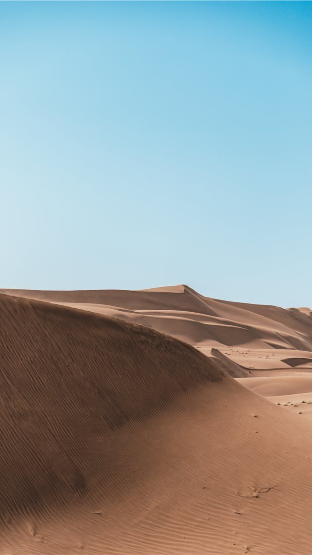 640x1136 brown sand under white cloudy sky - desert iPhone Wallpaper