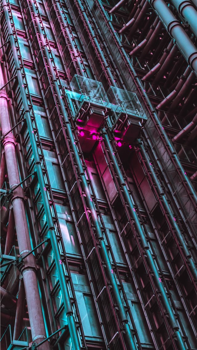 640x1136 gray high rise building - united kingdom iPhone Wallpaper