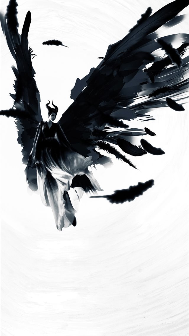 640x1136 maleficent mistress of evil 4k - wings iPhone Wallpaper