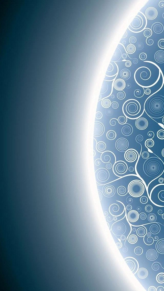 640x1136 Abstract blue circles - abstract iPhone Wallpaper