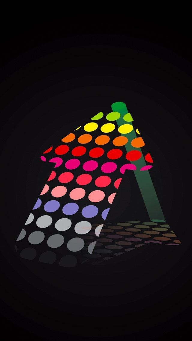 640x1136 Colorful Arrow - purple iPhone Wallpaper
