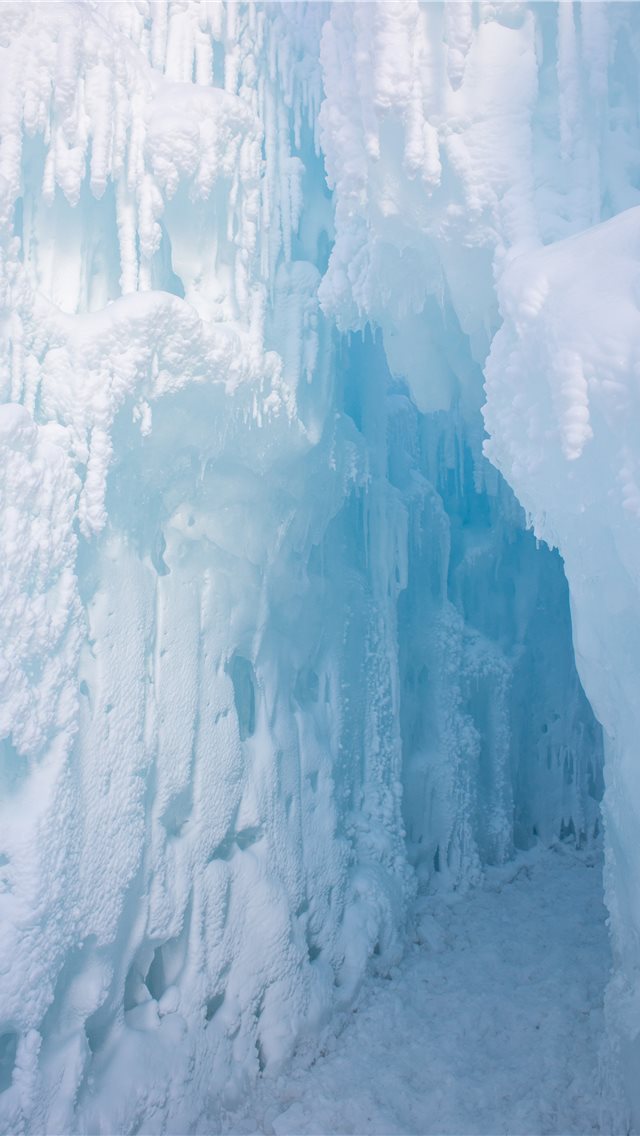 640x1136 snow covered walls - mountain iPhone Wallpaper