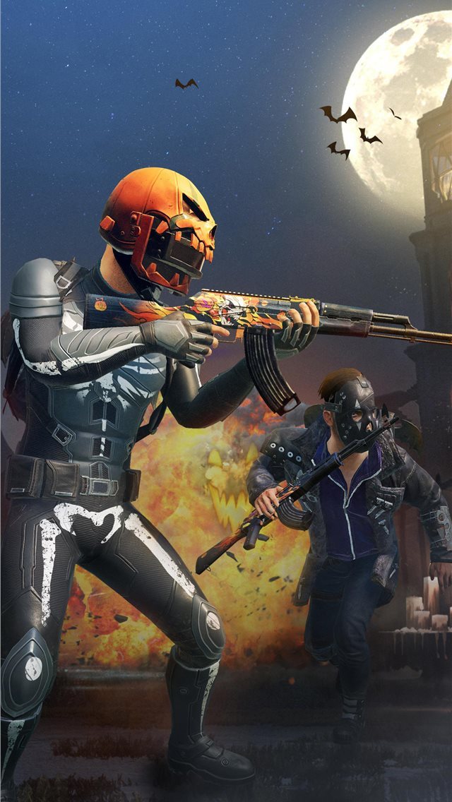 640x1136 pubg halloween update 4k -  iPhone Wallpaper