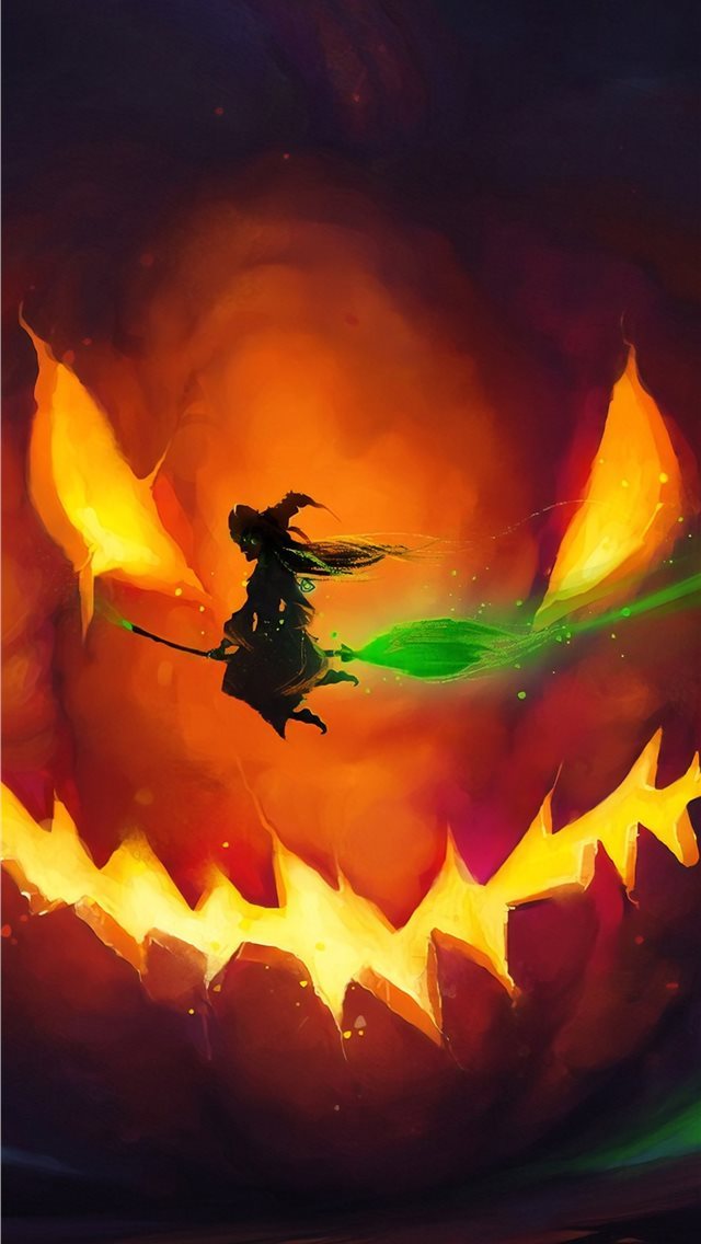 640x1136 halloween witch 4k -  iPhone Wallpaper
