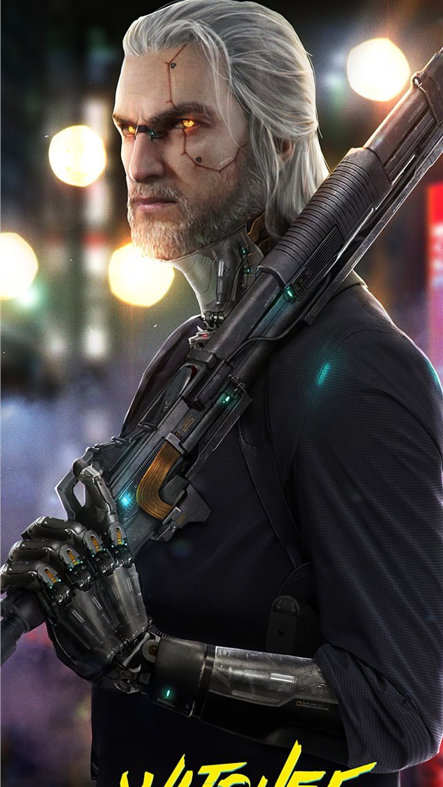 640x1136 witcher 2077 cyberpunk - ps4 games iPhone Wallpaper