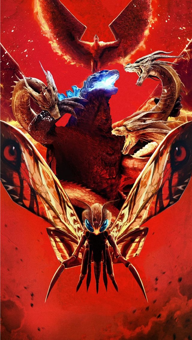 poster godzilla king of the monsters iPhone wallpaper 