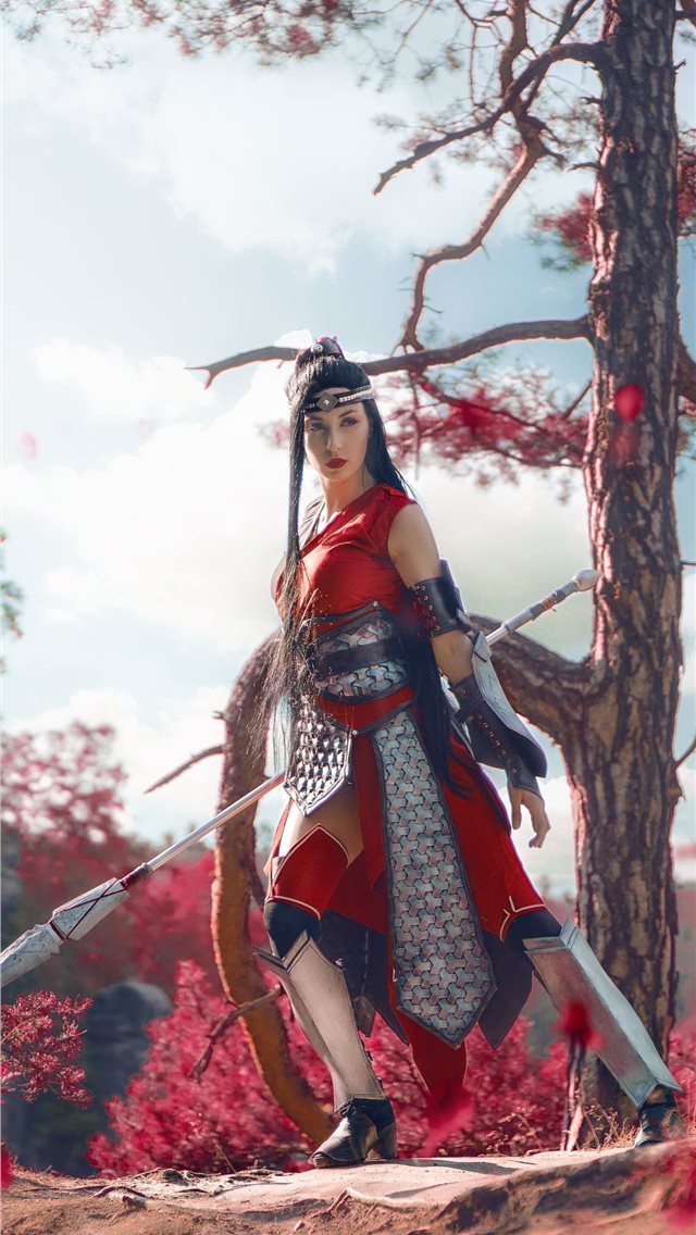 640x1136 kantai girl cosplay 5k - 5k iPhone Wallpaper