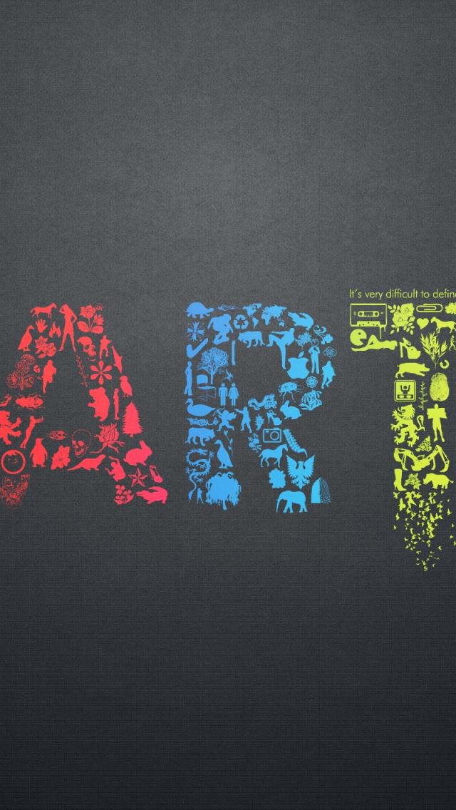 640x1136 Define Art - letter iPhone Wallpaper