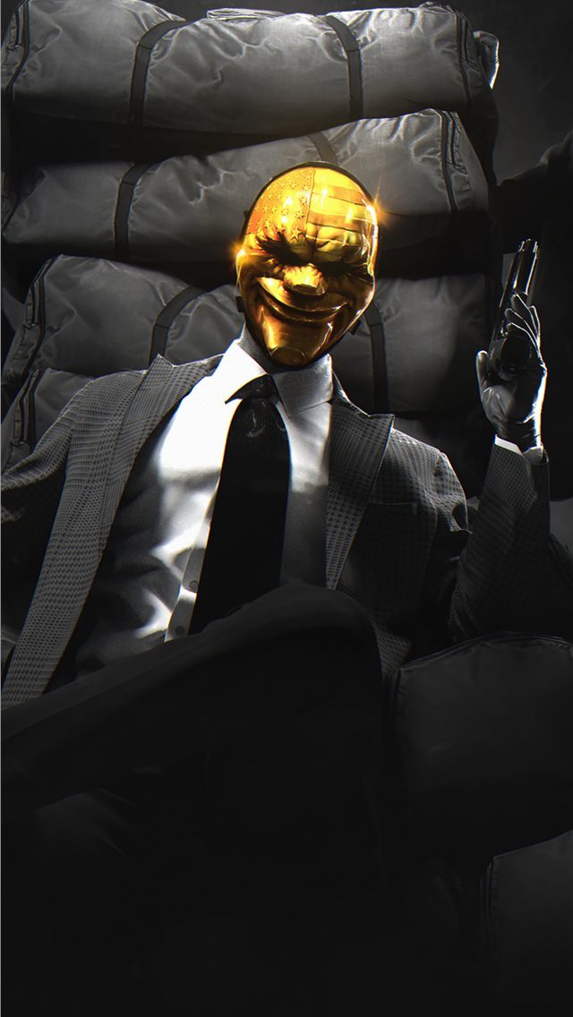 640x1136 payday gold crew -  iPhone Wallpaper