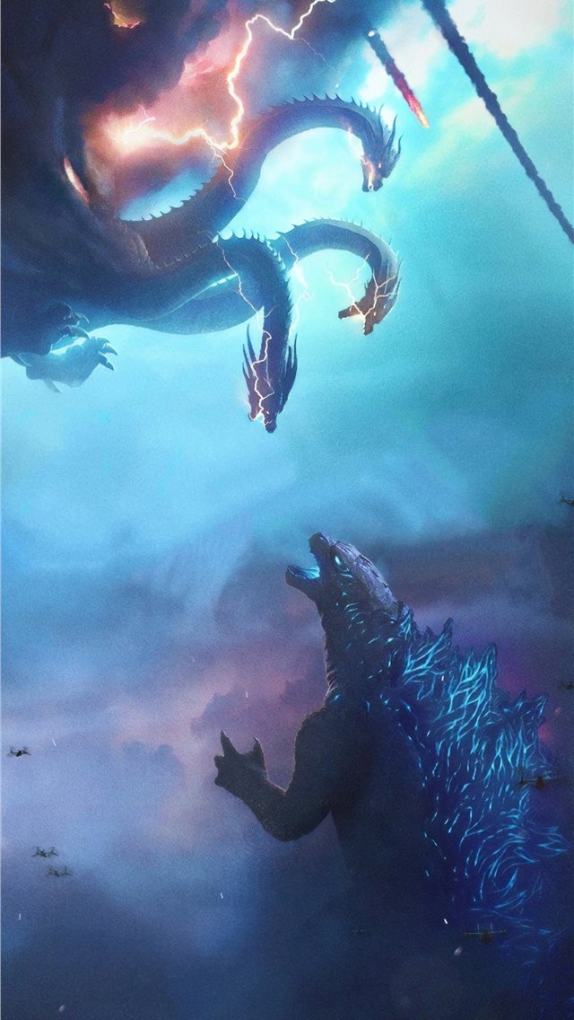 godzilla king of the monsters movie poster iPhone wallpaper 