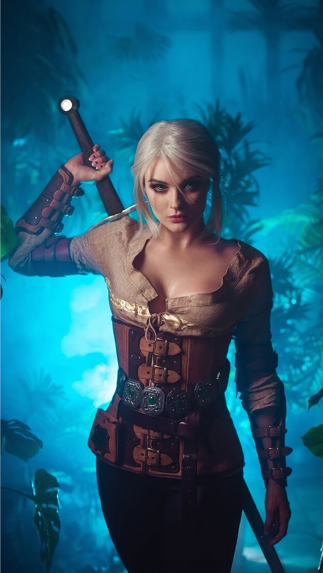640x1136 witcher 3 ciri art 2019 - artwork iPhone Wallpaper