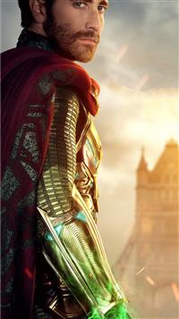 jake gyllenhaal as mysterio in spider man far from... wallpaper