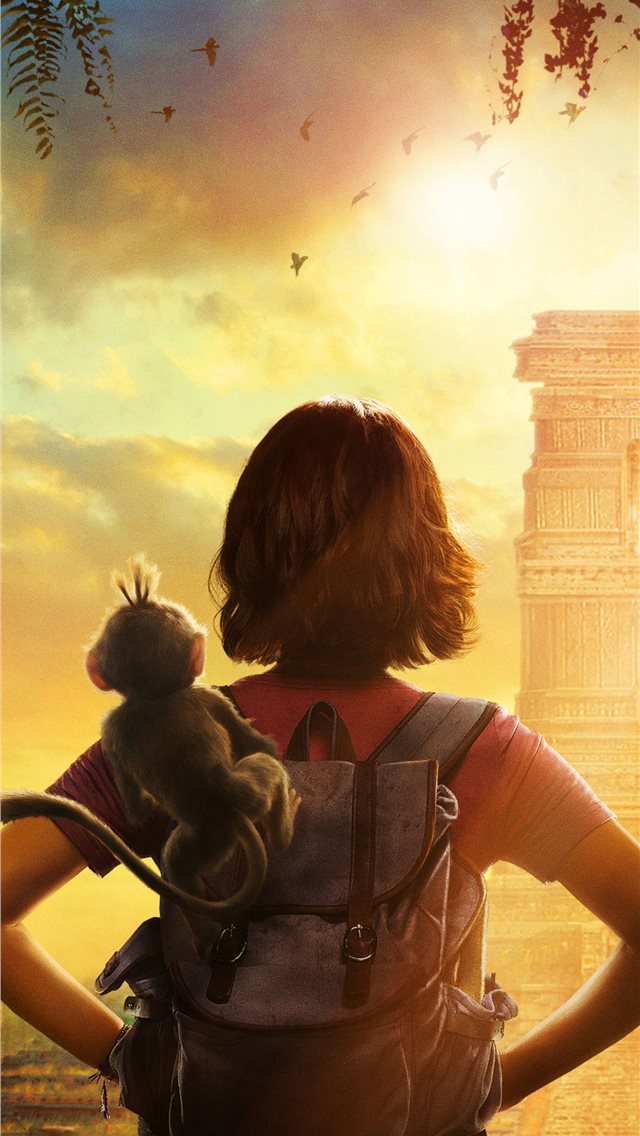 640x1136 dora and the lost city of gold 2019 poster - isabela moner iPhone Wallpaper