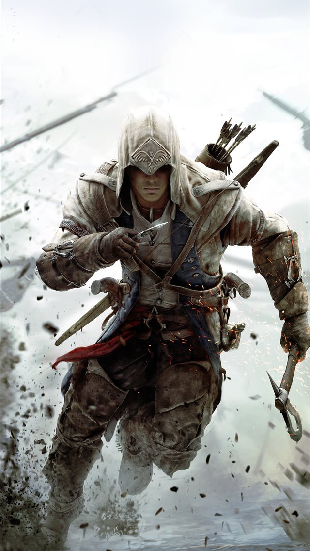 640x1136 assassins creed 3 10k - pc games iPhone Wallpaper