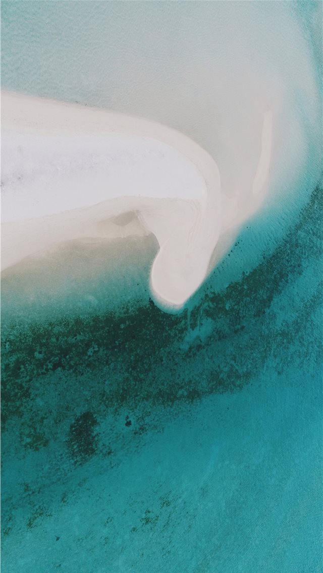 640x1136 Sandbanks - grey iPhone Wallpaper