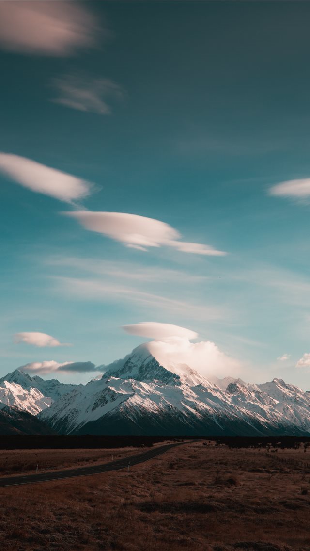 640x1136 white mountain during daytime - cloud iPhone Wallpaper