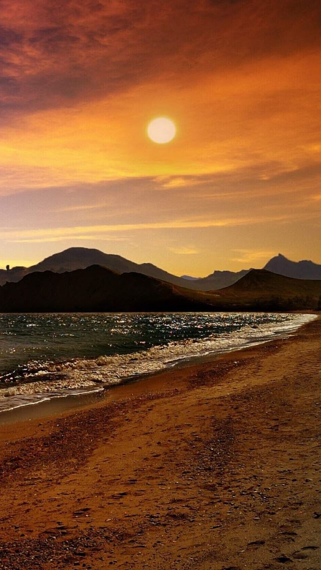 640x1136 Crimea Beach - sand iPhone Wallpaper