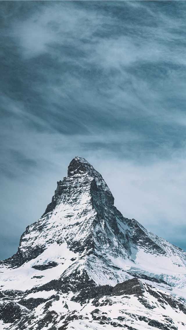640x1136 snow capped mountain during daytime - nature iPhone Wallpaper