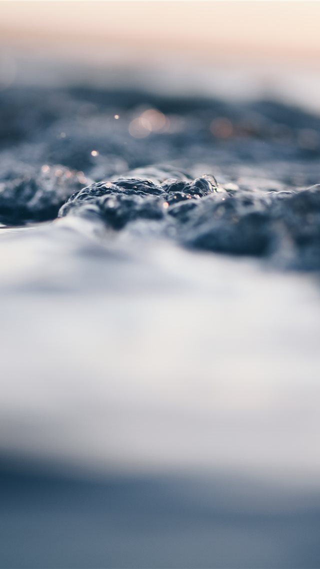 640x1136 bokeh photography of body of water - wave iPhone Wallpaper