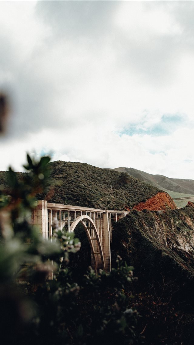 640x1136 gray bridge during daytime - california iPhone Wallpaper