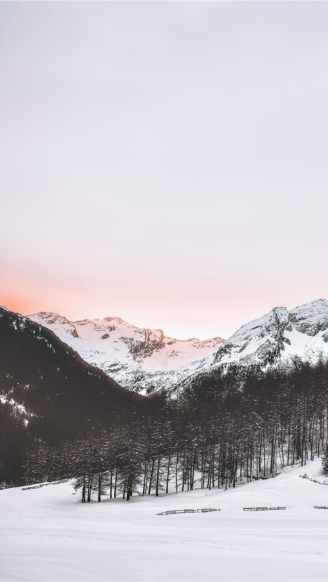 640x1136 snow covered mountains - nature iPhone Wallpaper