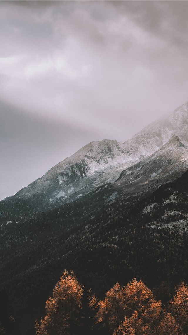 640x1136 mountain covered by snow during daytime - italy iPhone Wallpaper