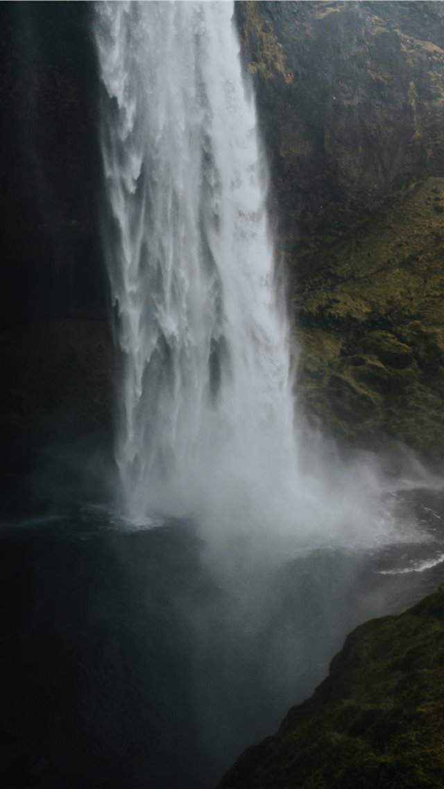 640x1136 waterfall photography - iceland iPhone Wallpaper
