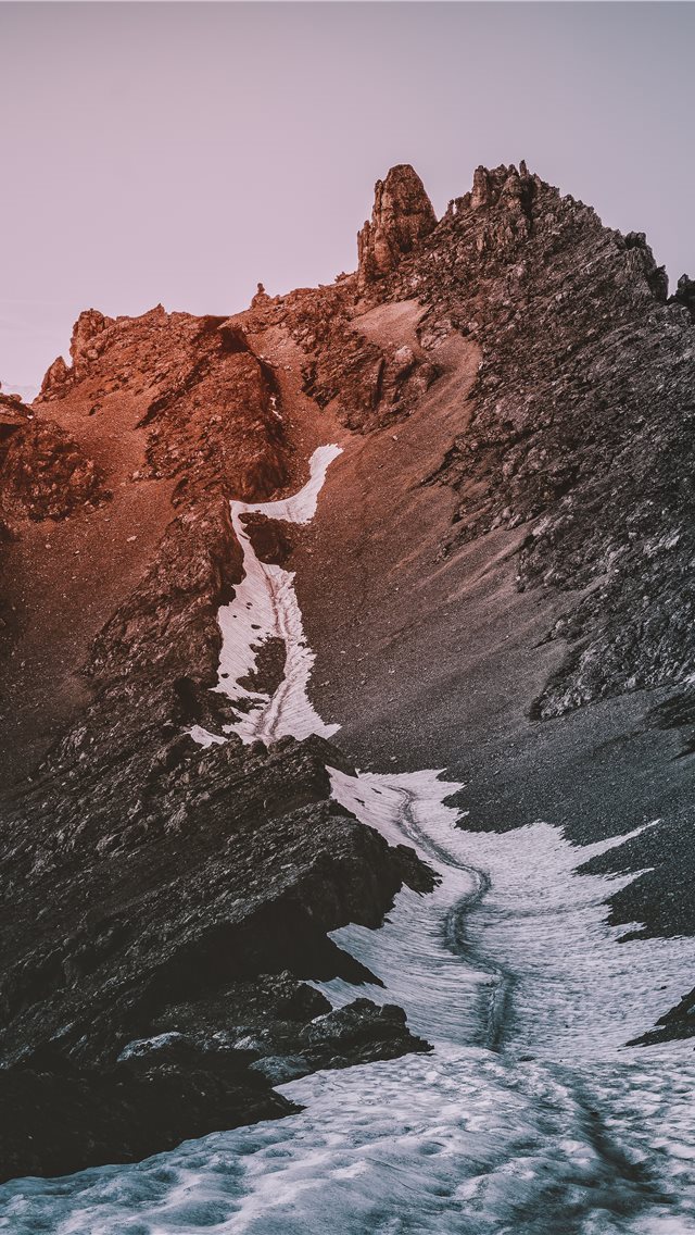 640x1136 landscape photography of mountain path - italy iPhone Wallpaper