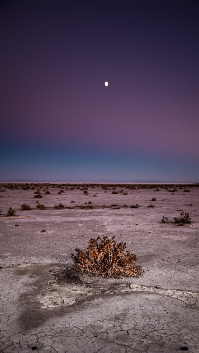640x1136 moon on sky - ocean iPhone Wallpaper