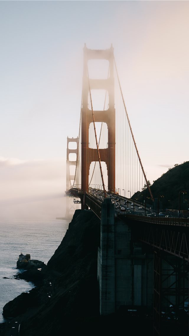 640x1136 brown bridge - grey iPhone Wallpaper