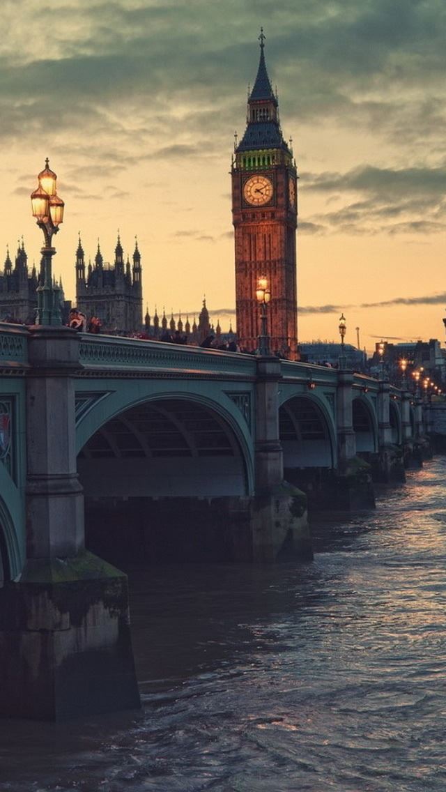 640x1136 London At Dusk - london iPhone Wallpaper