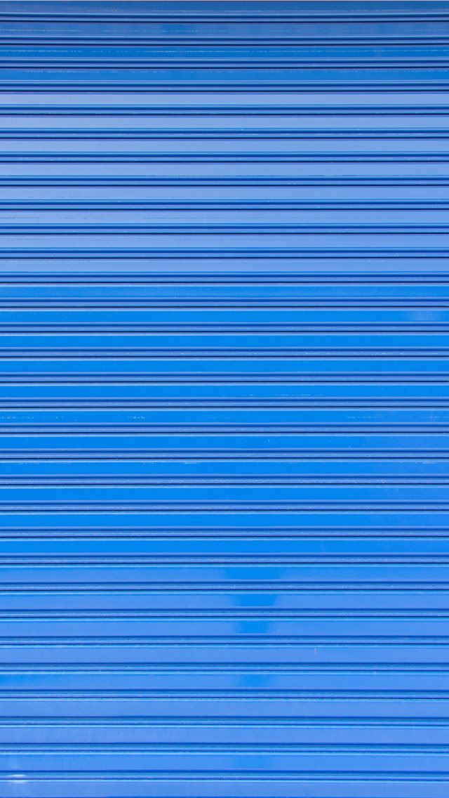 640x1136 Blue roller shutter of a warehouse - window iPhone Wallpaper