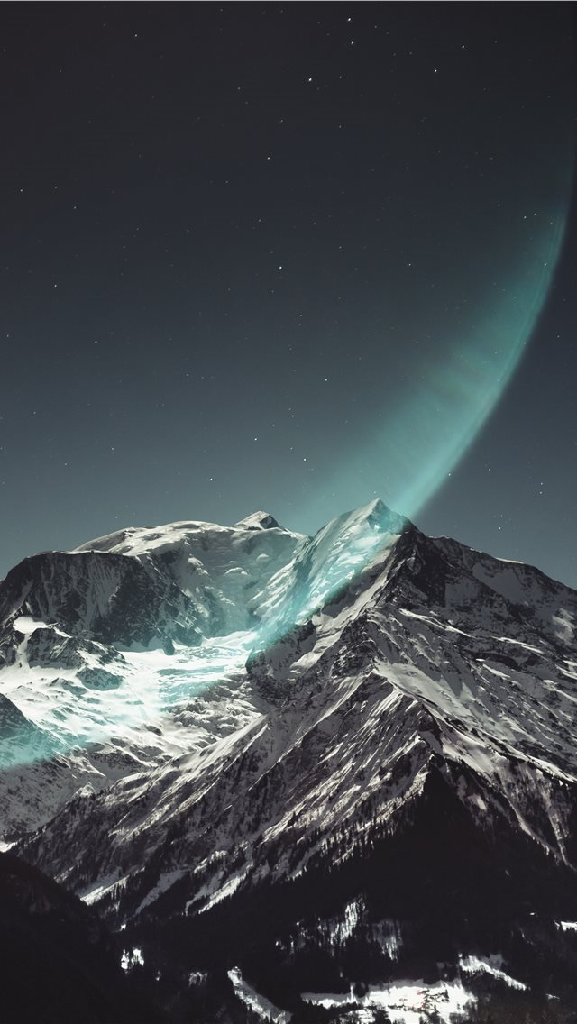640x1136 snow covered mountain - france iPhone Wallpaper