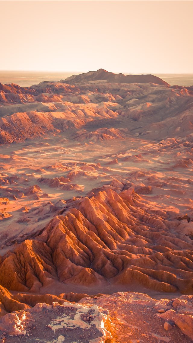 640x1136 landscape photography of rock mountain - chile iPhone Wallpaper