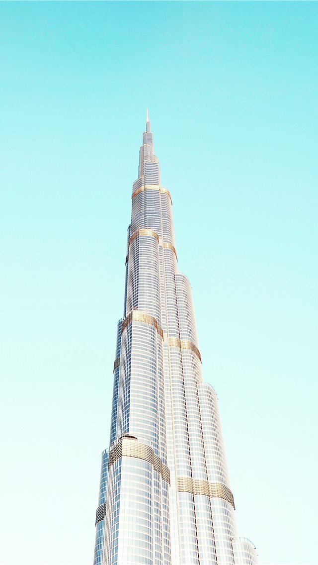 640x1136 Burj Khalifa - geometric iPhone Wallpaper