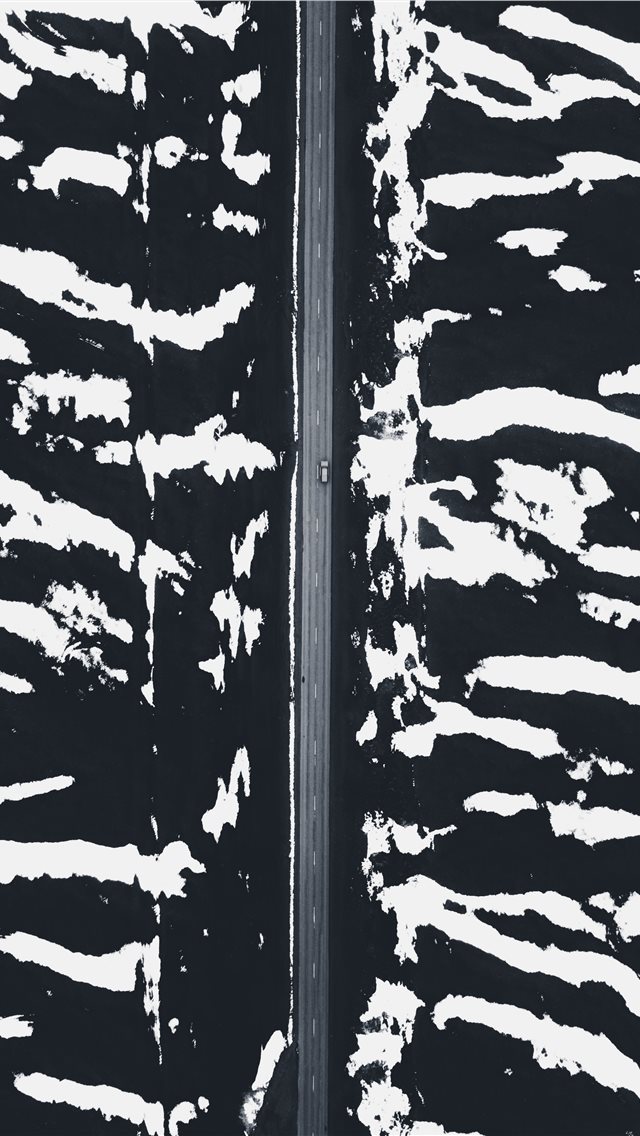 640x1136 aerial photography of road between mountains - iceland iPhone Wallpaper