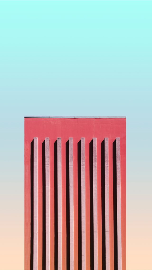 640x1136 orange high rise building -  iPhone Wallpaper