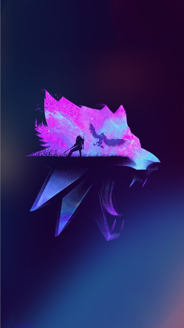 640x1136 the witcher minimalist - ps4 games iPhone Wallpaper