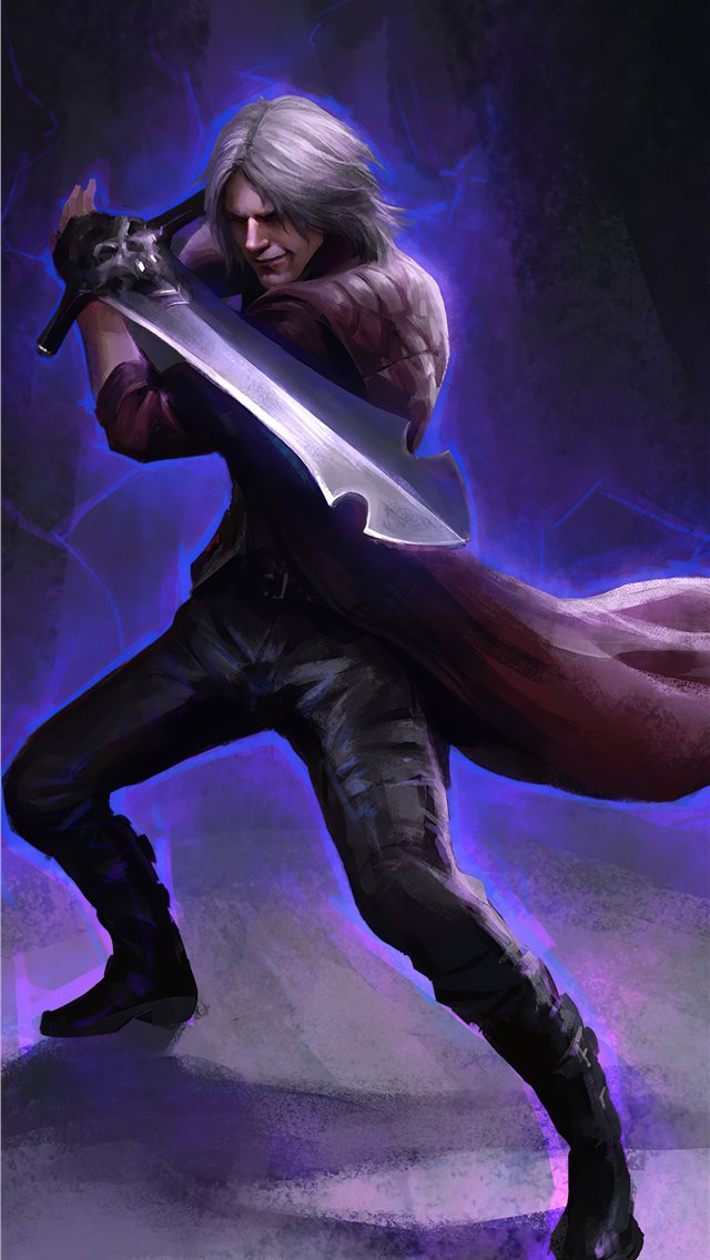 640x1136 dante devil may cry 5 4k - artstation iPhone Wallpaper