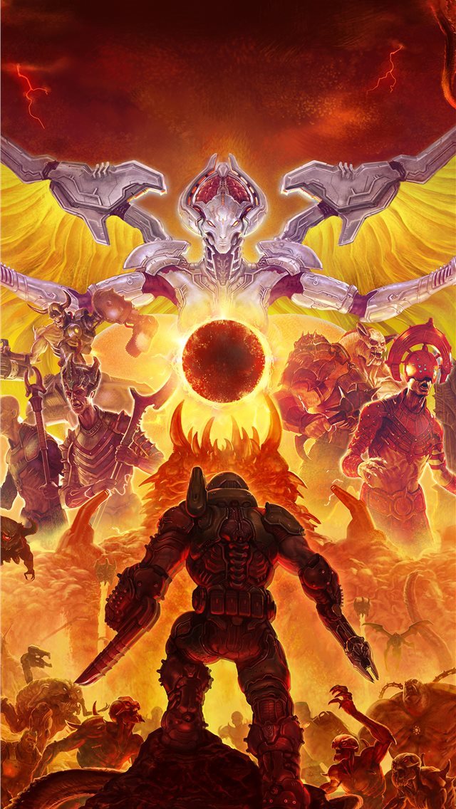 640x1136 2020 doom eternal 5k - doom iPhone Wallpaper