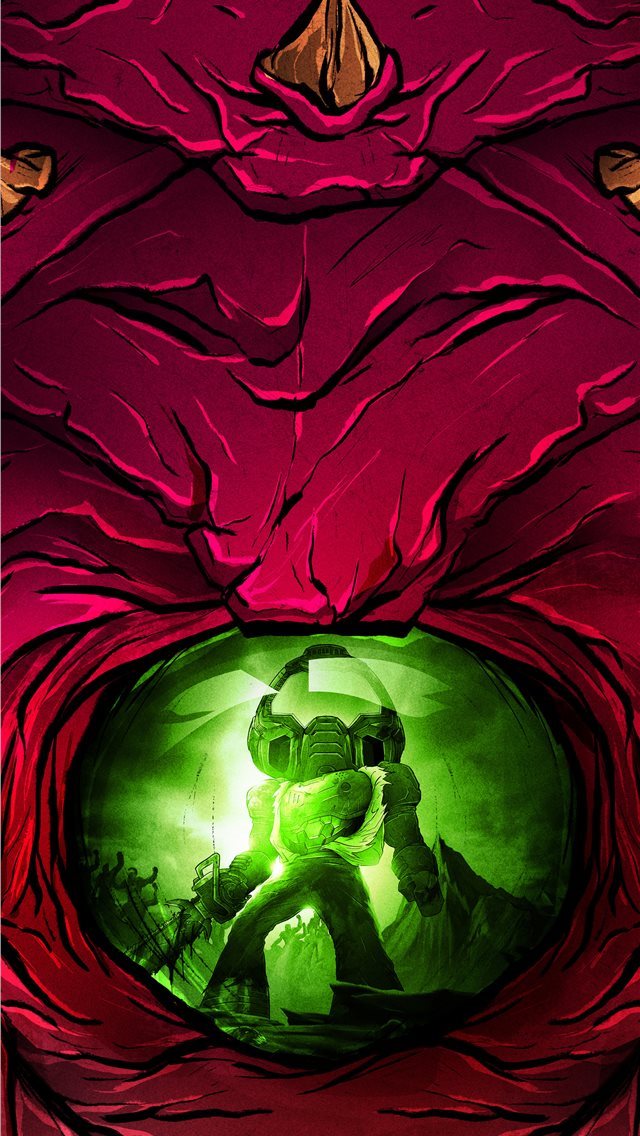 640x1136 doom eternal slayerclub starship doomers 5k - doom iPhone Wallpaper