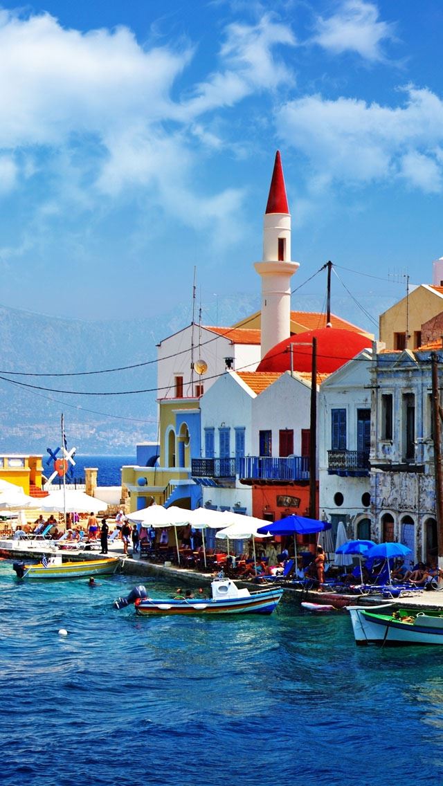 640x1136 Beautiful Greece Corner - beautiful iPhone Wallpaper