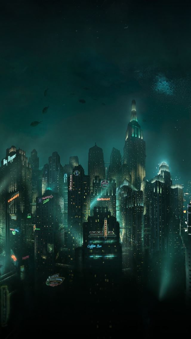 640x1136 Bioshock Rapture - bioshock iPhone Wallpaper