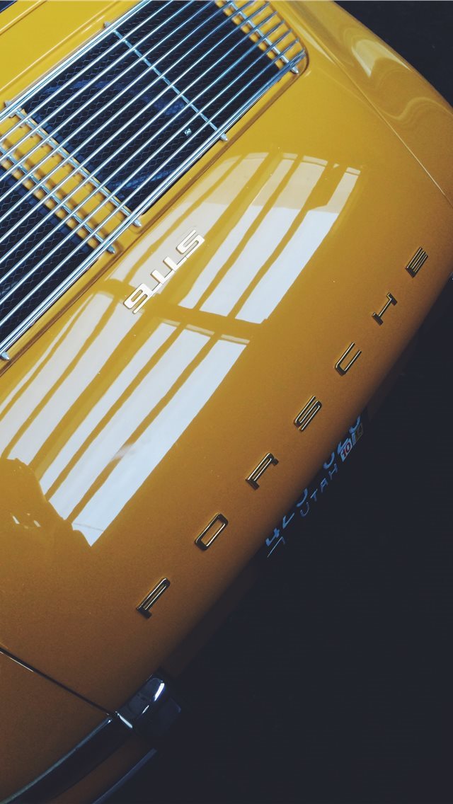 640x1136 yellow and black Porsche vehicle - salt lake city iPhone Wallpaper
