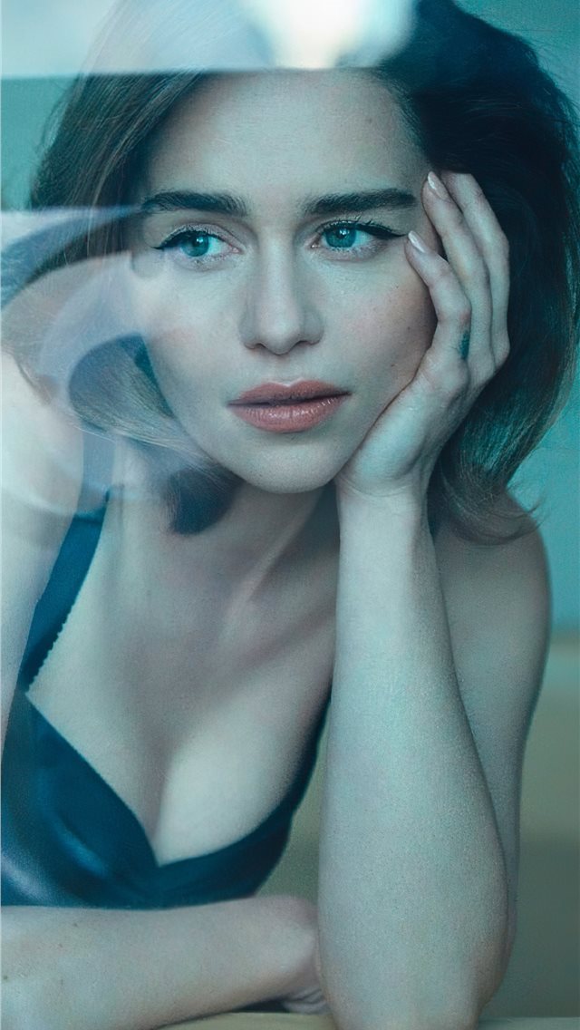 640x1136 emilia clarke harpers bazaar russia - photoshoot iPhone Wallpaper